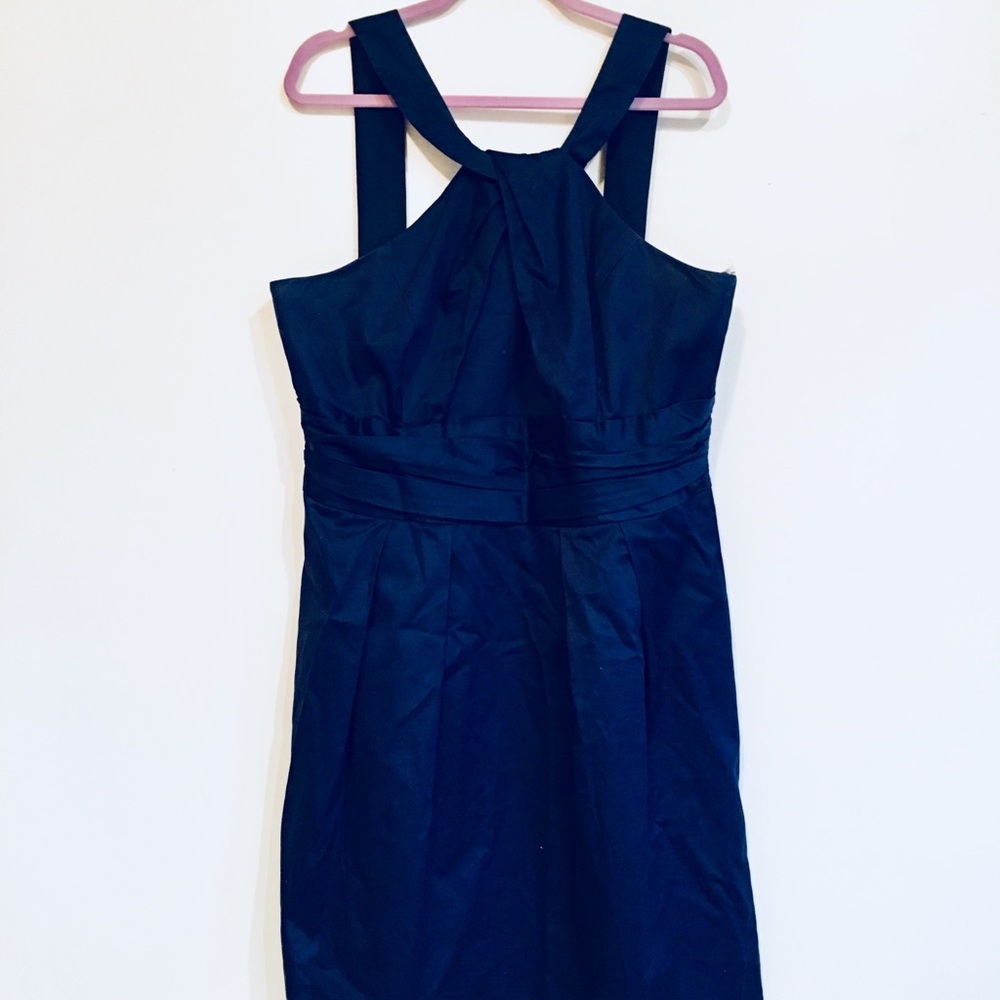David's Bridal Bridesmaid Dress. Navy